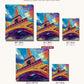 Lively Paris canvas sizes from 12 x 12 to 23.5 x 23.5 inches