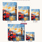 London at Dusk canvas sizes from 12 x 12 to 23.5 x 23.5 inches