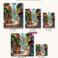 Silent Roadway canvas sizes from 12 x 12 to 23.5 x 23.5 inches