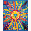 Luminous Sun Painting by Numbers Premium Kit