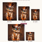 Magical Cat canvas sizes from 12 x 12 to 23.5 x 23.5 inches