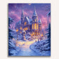 Magical Winter Castle - Paint by Numbers