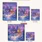 Magical Winter Castle canvas sizes from 12 x 12 to 23.5 x 23.5 inches