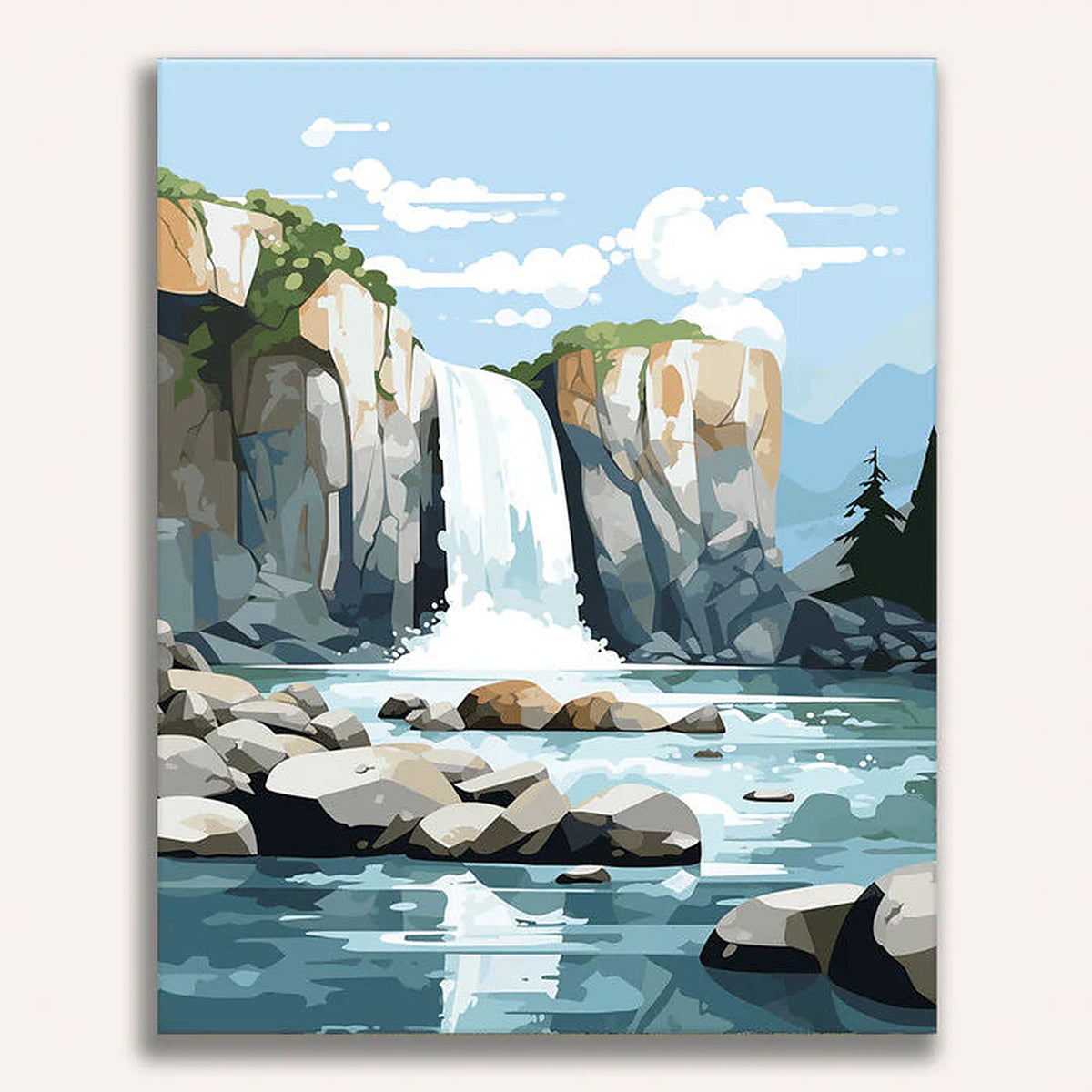 Magnificent Fall Painting by Numbers Kit