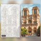 Magnificent Notre Dame paint by numbers kit, before and after
