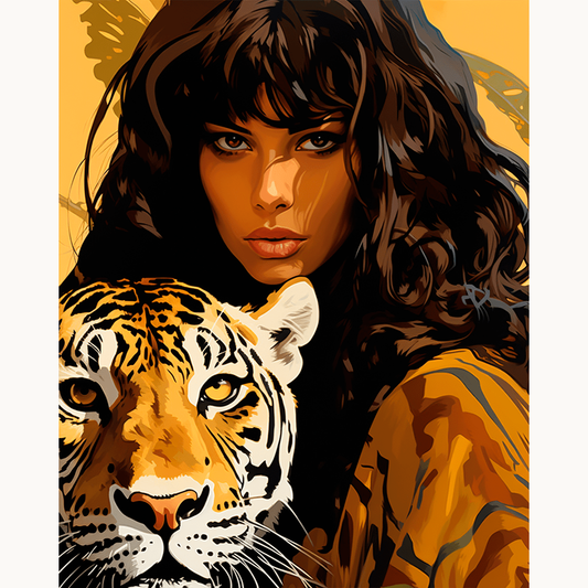 Majestic Tigress Painting by Numbers Kit