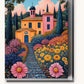 Château in Provence paint by numbers kit on stretched canvas