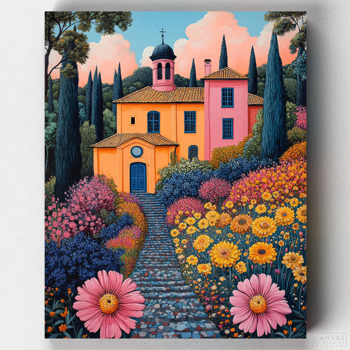 Château in Provence Painting by Numbers Kit