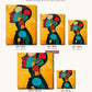 Man's Head canvas sizes from 12 x 12 to 23.5 x 23.5 inches