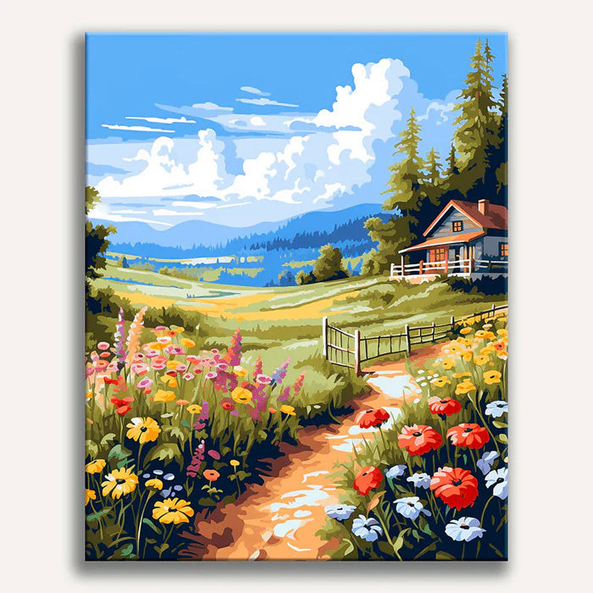 Meadow's Embrace Painting by Numbers Kit