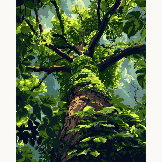 Climbing Forever Tree - Paint by Numbers