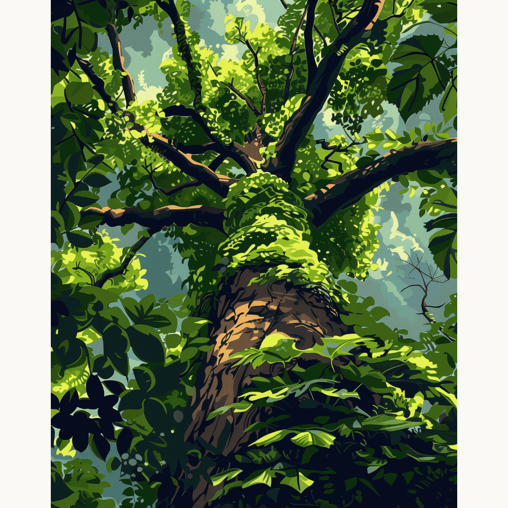 Climbing Forever Tree - Paint by Numbers