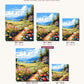 Meadow's Embrace canvas sizes from 12 x 12 to 23.5 x 23.5 inches