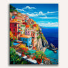 Mediterranean Cliffside - Paint by Numbers