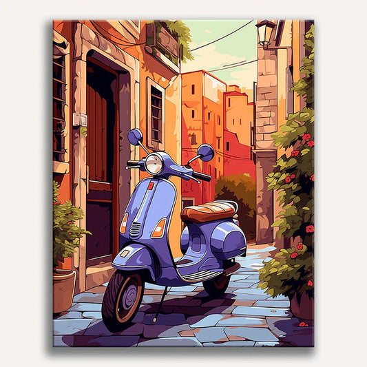 Mediterranean Bliss Painting by Numbers Kit