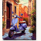 Mediterranean Bliss paint by numbers kit on stretched canvas