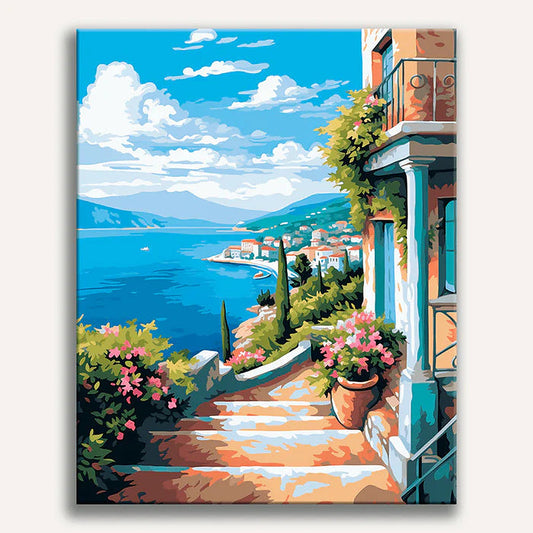 Mediterranean Vistas - Premium Art Collection