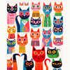 Meow Collection Premium Collection Canvas Art Kit