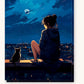 Twilight Partner paint by numbers kit on stretched canvas