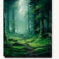 Misty Forest paint by numbers kit on stretched canvas