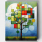 Modernist Green Tree - Premium Art Collection