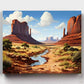 Canyonland Monoliths - Premium Art Collection