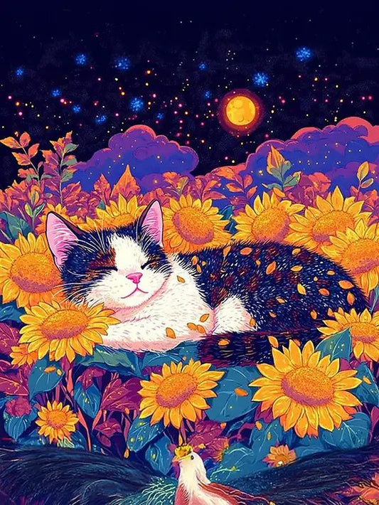 Moonlit Meadows Premium Collection Canvas Art Kit