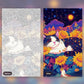 Moonlit Meadows paint by numbers kit, before and after