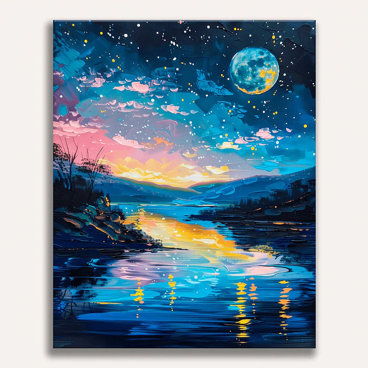 Moonlit Waters Painting by Numbers Premium Kit