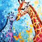 Mosaic Safari Painting by Numbers Premium Kit