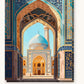 Majestic Mosque paint by numbers kit on stretched canvas