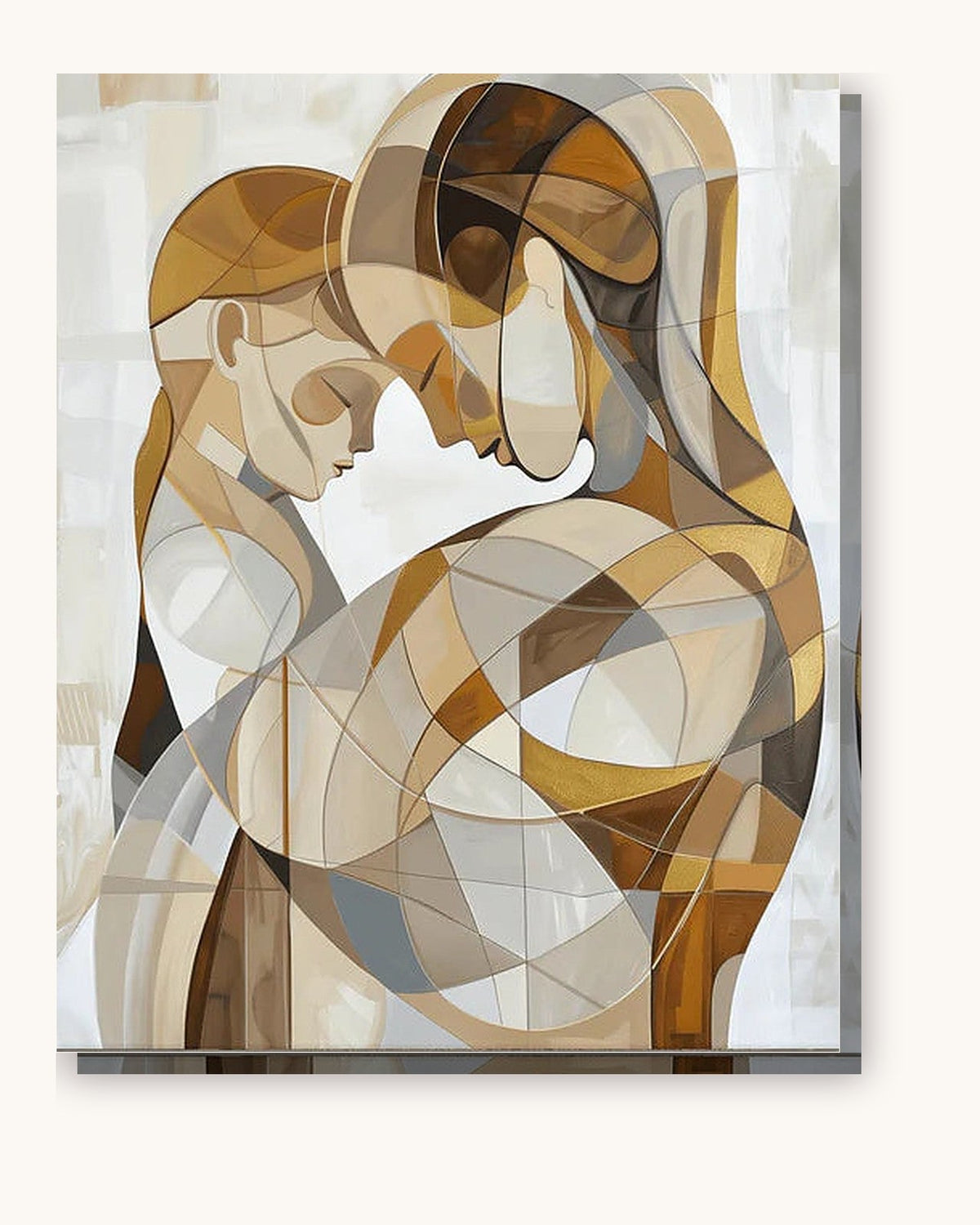 Born of Her paint by numbers kit on stretched canvas