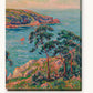 Mountain and Sea paint by numbers kit on stretched canvas