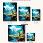 Mountain Bloom Observer canvas sizes from 12 x 12 to 23.5 x 23.5 inches
