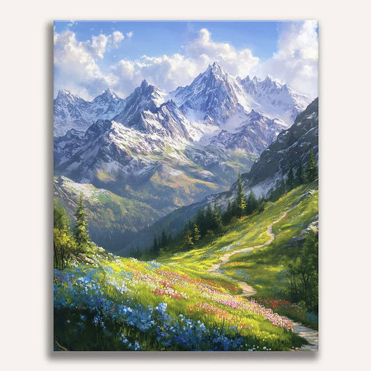 Alpine Journey Painting by Numbers Premium Kit