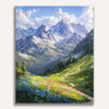 Alpine Journey Painting by Numbers Premium Kit
