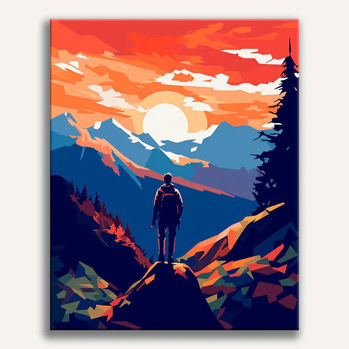 The Highland Scene Painting by Numbers Kit