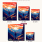 The Highland Scene canvas sizes from 12 x 12 to 23.5 x 23.5 inches