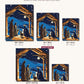Nativity under the Star of Bethlehem canvas sizes from 12 x 12 to 23.5 x 23.5 inches