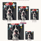 Noble Pitbull canvas sizes from 12 x 12 to 23.5 x 23.5 inches