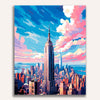 Urban Colors of NYC Painting by Numbers Kit