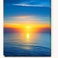 Ocean's First Light paint by numbers kit on stretched canvas