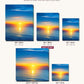 Ocean's First Light canvas sizes from 12 x 12 to 23.5 x 23.5 inches