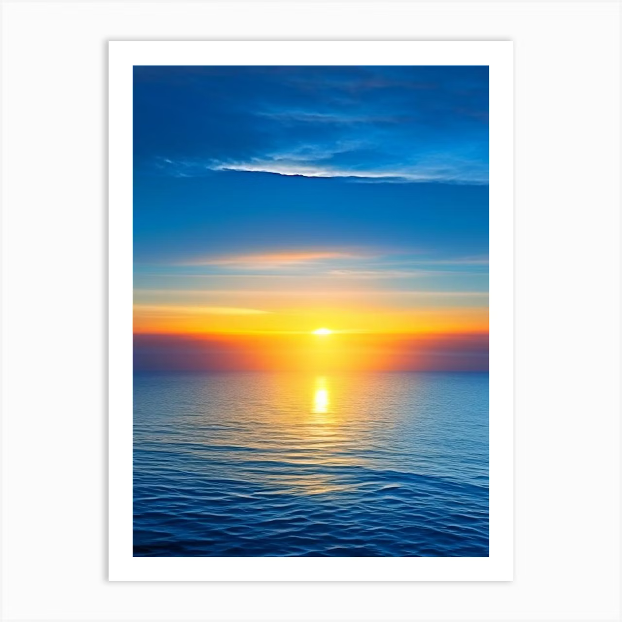 Ocean's First Light Painting by Numbers Kit