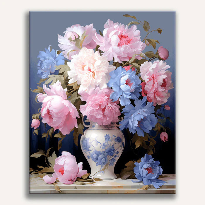 Opulent Bouquet Painting by Numbers Premium Kit