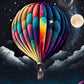 Orbital Balloon Painting by Numbers Premium Kit