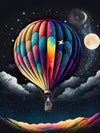 Orbital Balloon Painting by Numbers Premium Kit