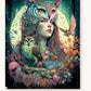 Owl Mistress paint by numbers kit on stretched canvas