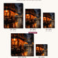 Rainlit Paris canvas sizes from 12 x 12 to 23.5 x 23.5 inches