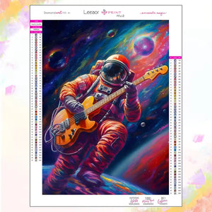 Party in Space Painting by Numbers Premium Kit